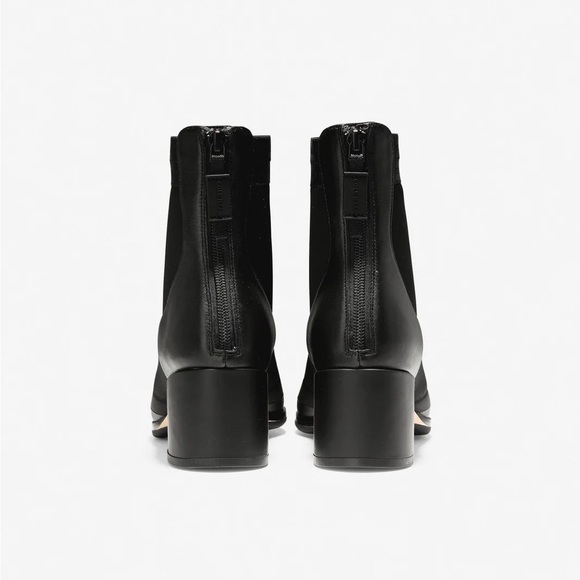 Cole Haan Grand Ambition Black Stretch Bootie Size 7 Womens - Picture 3 of 4